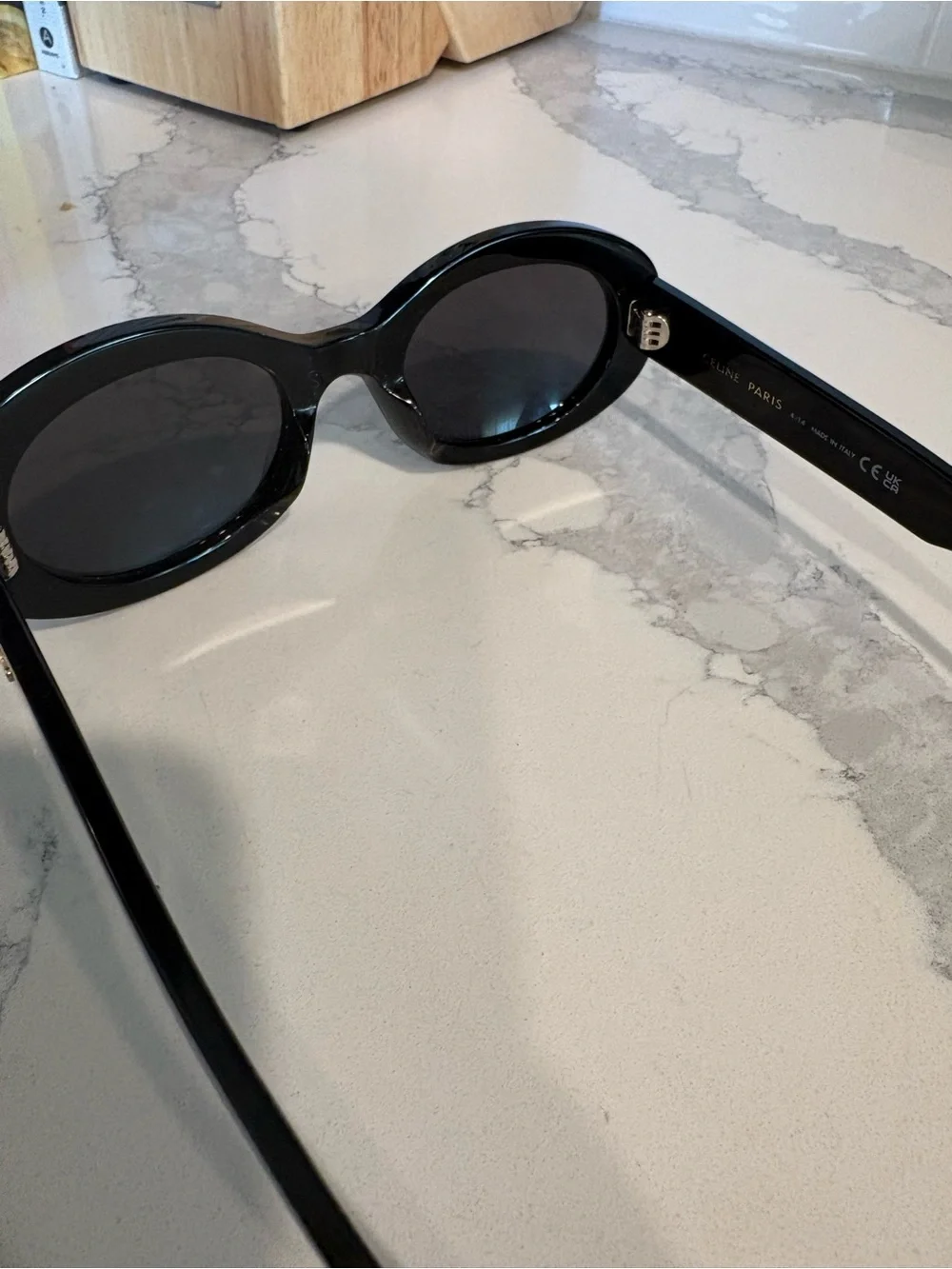 Celine black TRIOMPHE 01 SUNGLASSES